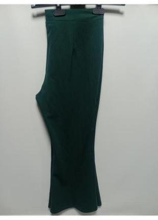Брюки кльош 
смарагдовий колір 5