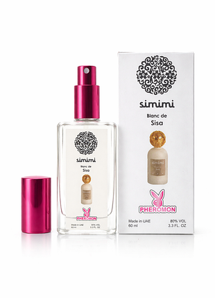 Жіночі парфуми simimi blanc de sisa сімімі бланк де сіса з феромонами 60 мл тестер