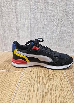 Кросівки чоловічі puma чорні з кольоровими вставками