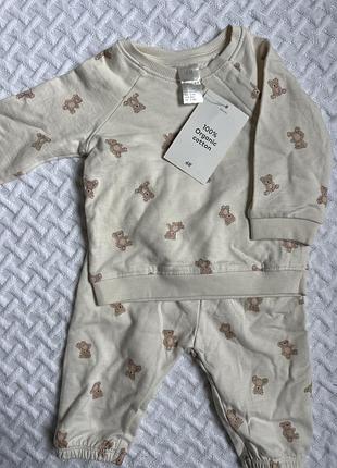 Котоновий костюмчик новийh&m