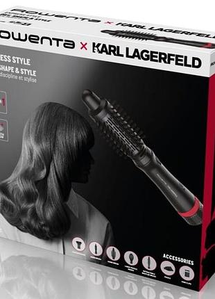 Фен-щітка rowenta x karl lagerfeld express style cf635lf0