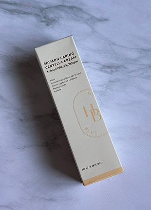 Heveblue - salmon caring centella cream - ревитализирующий крем для лица - 100ml