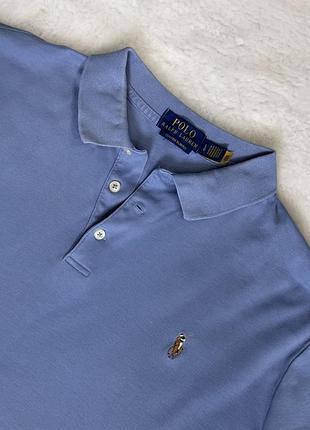 Оригінальне чоловіче поло polo ralph lauren custom slim fit (розмір l)