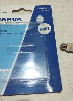 Narva лампочка led 12v 0,8w (30мм)