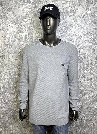 Boss hugo boss кофта свитшот xl размер свитер серый
