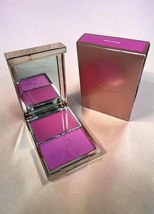 Кремові та сухі румʼяна для обличчя patrick ta major headlines double-take crème & powder blush відтінок she’s giving