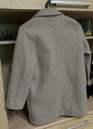 Пальто для дівчинки zara бежеве 128 5