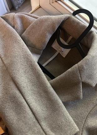 Пальто для дівчинки zara бежеве 128 6