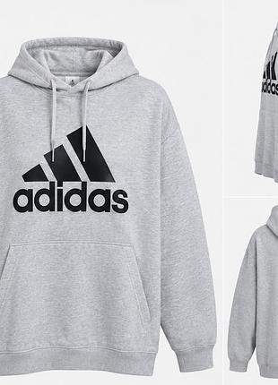 Чоловіче худі adidas світло-сіре