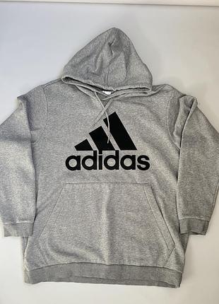 Чоловіче худі adidas світло-сіре 2