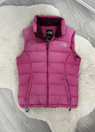 Жіноча пухова 700 жилетка the north face рожева