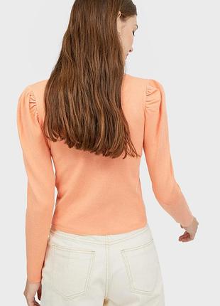 Кофта персикова stradivarius 2
