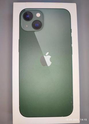 Коробка apple iphone 13, green 128gb, a2633 3k584z/a