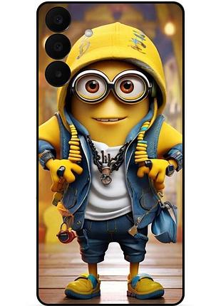 Чехол силиконовый бампер для samsung a27 с рисунком миньон боб minion
