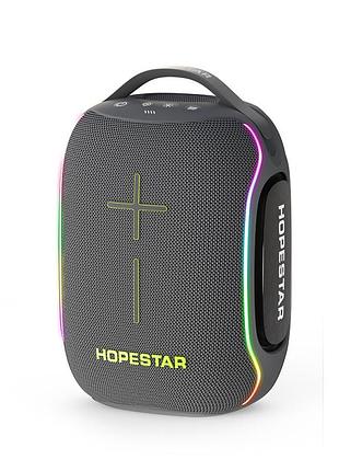 Колонка hopestar h71 120w (bluetooth/fm,microcd,usb,aux) blue