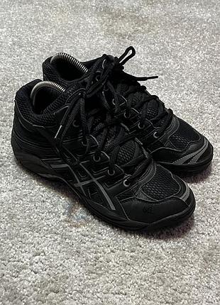Кросівки черевики дитячі asics чорні