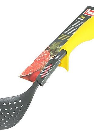 Ku шумовка нейлоновая fissman universal fit для антипригарной посуды 34 см кухонный лопатка для жарки uni2l_k
