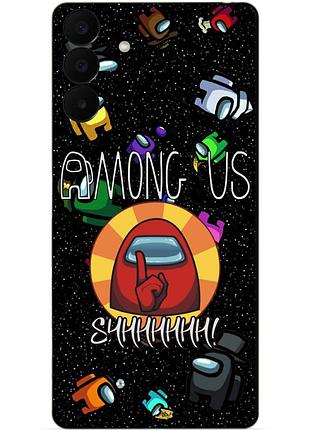 Силіконовий чохол бампер для samsung a27 з малюнком among us амонг ас