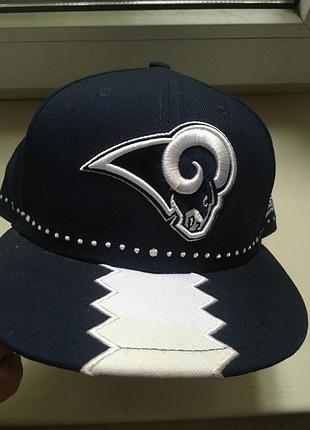 Коллекционная кепка new era 59fifty nfl los angeles rams draft cap (original)