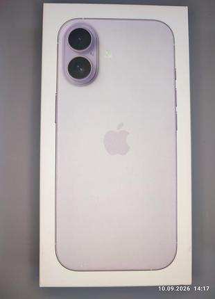 Коробка apple iphone 17, lavender 256gb, a3520 mg6m4af/a