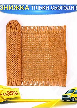 Ku сервировочная салфетка коричневая universal fit 120х30 см из ротанга для стола декор стильный элеме uni2l_k