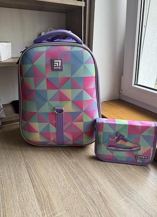 Портфель для дівчаток kite cool girl ортопедичний різнокольоровий
