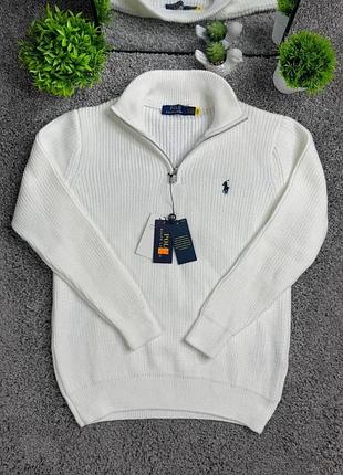Светр ralph lauren на блискавці (quarter-zip)