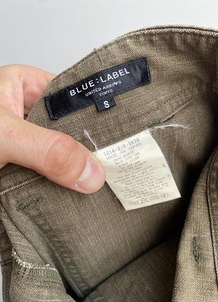 Бавовняні карго штани blue: label 5