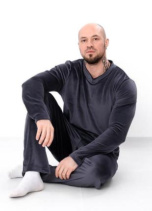 Чоловіча демісезонна піжама, велюр плюш, розмір 44,46,48,50,52,54,56,58,60,62 60