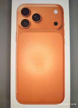 Коробка apple iphone 17 pro max, cosmic orange 256gb, a3526 mfyn4af/a