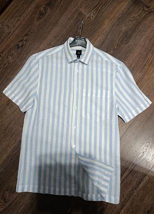 Льняна сорочка river island 🏝️ 58% льон 3