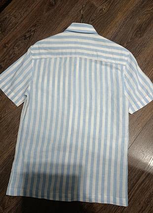 Льняна сорочка river island 🏝️ 58% льон 10