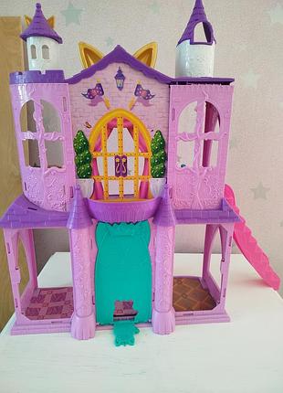 Будиночок для іграшок для дівчинки enchantimals рожевий, фіолетовий