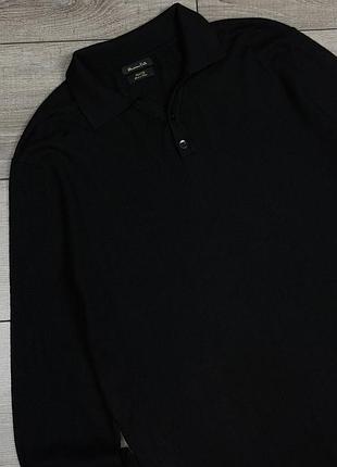 Фірмове вовняне поло massimo dutti wool silk 6