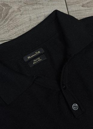 Фірмове вовняне поло massimo dutti wool silk 5