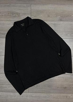 Фірмове вовняне поло massimo dutti wool silk 8