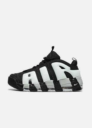 Nike air uptempo low black photon dust 4