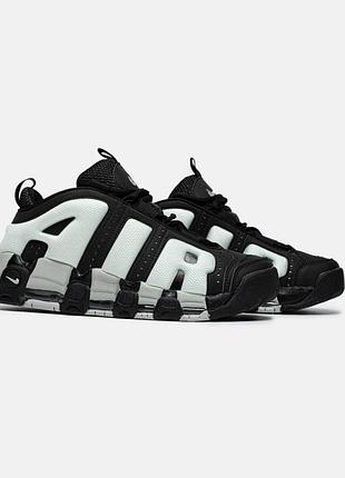 Nike air uptempo low black photon dust
