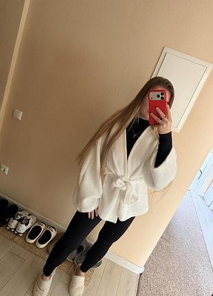 Кардиган короткий з поясом