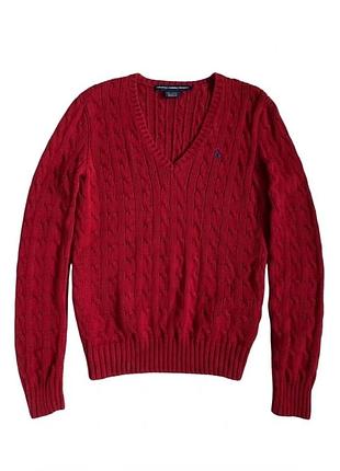 Светр жіночий polo ralph lauren sport червоний
