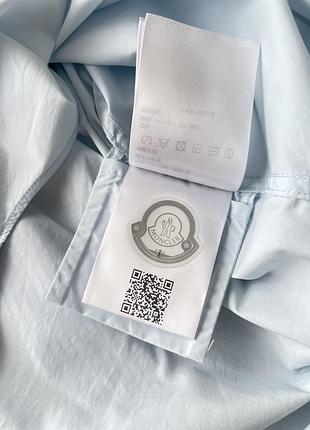 Сорочка жіноча moncler блакитна оригінал 7
