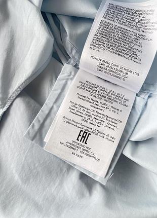 Сорочка жіноча moncler блакитна оригінал 9