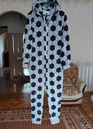 M&s комбинезон тёплый домашняя одежда для холодной квартиры пижама 4