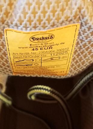 Ботинки dockers,оригинал,новие,р 45 4