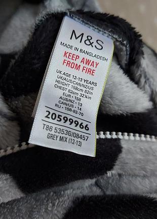 M&s комбинезон тёплый домашняя одежда для холодной квартиры пижама 6