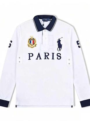 Світшот чоловічий polo ralph lauren paris білий