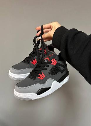 Кросівки nike air jordan 4 retro « infrared » premium