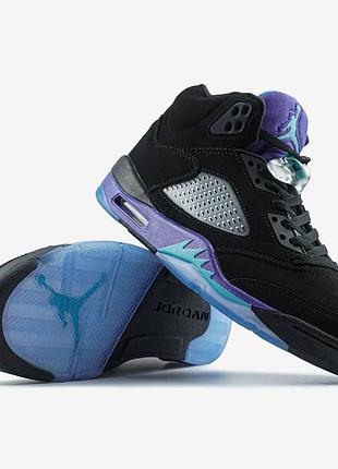 Jordan 5 black grape