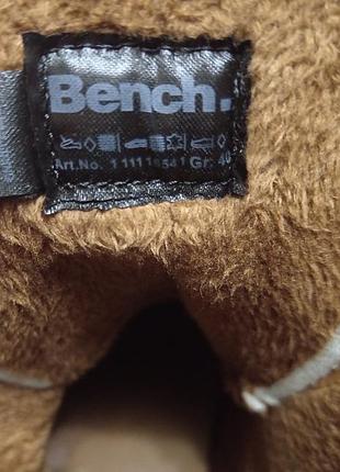 Стильные, утепленные ботинки bench. 9