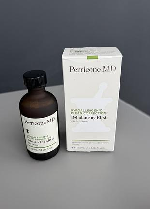 Заспокійливий і зволожувальний еліксир для обличчя perricone md hypoallergenic cbd sensitive skin therapy rebalancing elixir 118мл, тонер, тонік